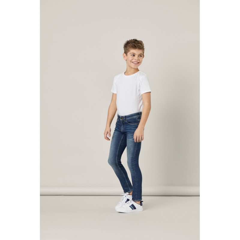 NAME IT KIDS THEO JEANS X-SLIM - Medium Blue Denim