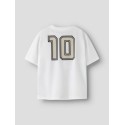 NAME IT Kids Hifot kortærmet regular top - Bright White