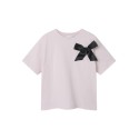 NAME IT Kids Hansa Sløjfe S/S Top - Lilac Snow