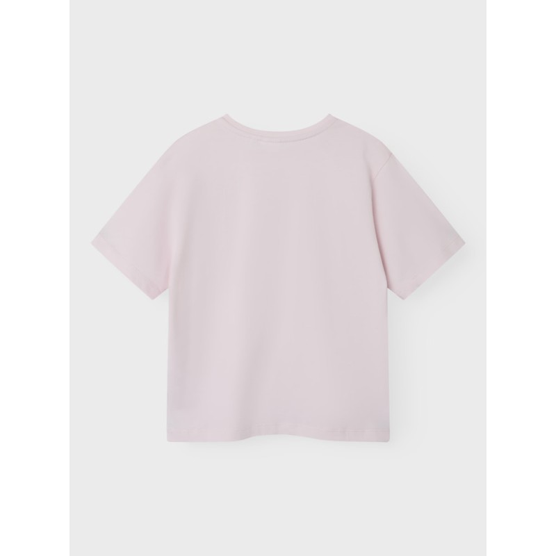NAME IT Kids Hansa Sløjfe S/S Top - Lilac Snow