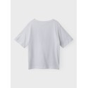 NAME IT Kids Hansa Sløjfe S/S Top - Bright White