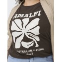 ONLY CARMAKOMA Esma kortærmet jeans fit t-shirt - Chocolate Martini