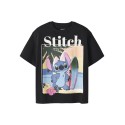 NAME IT Kids Aftina Stitch kortærmet t-shirt - Sort