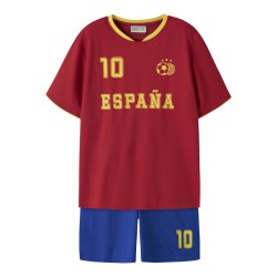 NAME IT KIDS Unisex Hi team shorts sæt - Surf The Web / Spain
