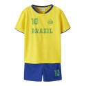 NAME IT MINI Unisex Hi team shorts sæt - Empire Yellow