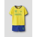 NAME IT MINI Unisex Hi team shorts sæt - Empire Yellow