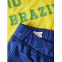 NAME IT MINI Unisex Hi team shorts sæt - Empire Yellow