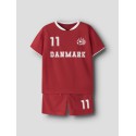NAME IT MINI Unisex Hi team shorts sæt - True Red