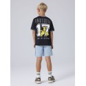 NAME IT Kids Alisher fortnite kortærmet poly t-shirt - Sort