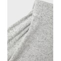 NAME IT Kids Niline langærmet strik bluse - Light Grey Melange