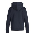 Jack & Jones Junior Hoodie Navy Med Lynlås | Stort Udvalg til Drenge