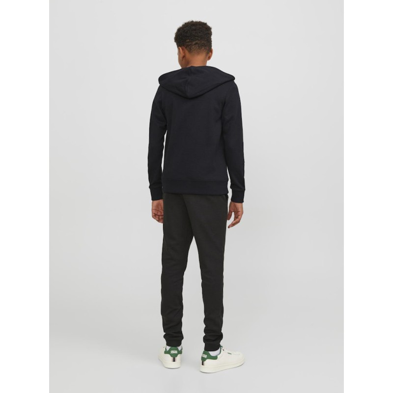 JACK & JONES Junior Zip Hoodie - Sort