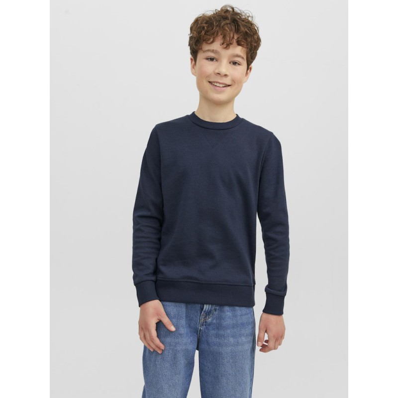JACK & JONES JUNIOR Basic Crew Sweatshirt - Navy Blazer