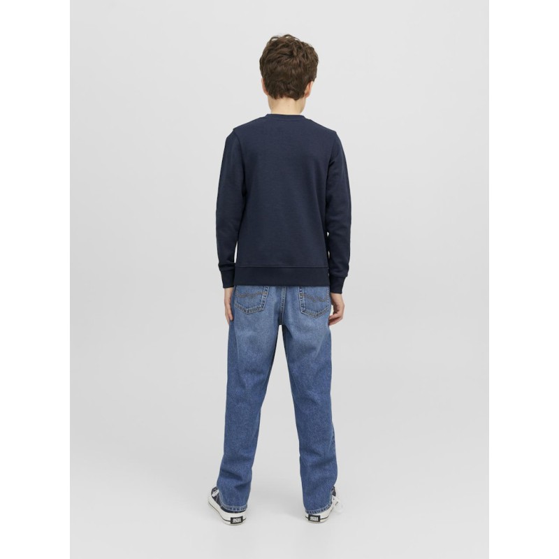JACK & JONES JUNIOR Basic Crew Sweatshirt - Navy Blazer