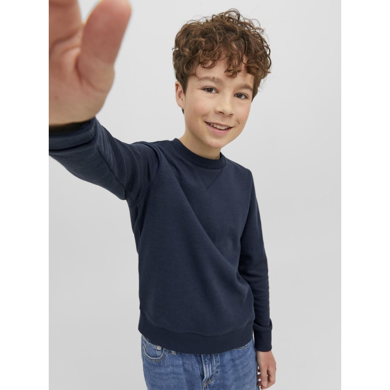 JACK & JONES JUNIOR Basic Crew Sweatshirt - Navy Blazer