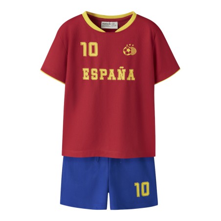 NAME IT MINI Unisex Hi team shorts sæt - Surf the Web / Spain /antal)
