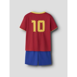 NAME IT MINI Unisex Hi team shorts sæt - Surf the Web / Spain /antal)