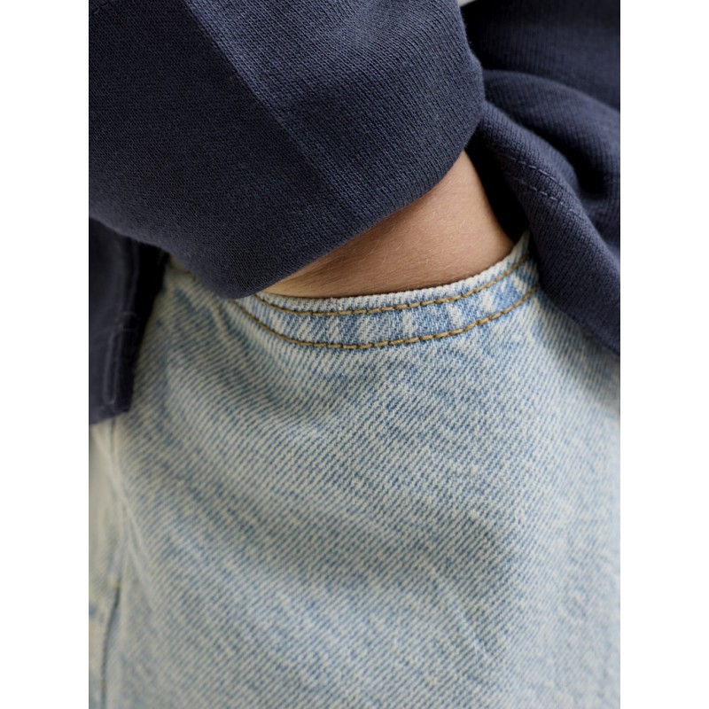 JACK & JONES Junior Ron X-Baggy Denim Shorts - Blue Denim