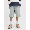 JACK & JONES Junior Ron X-Baggy Denim Shorts - Blue Denim