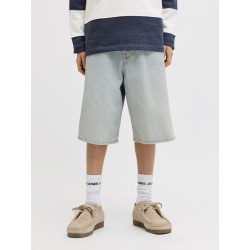 JACK & JONES Junior Ron X-Baggy Denim Shorts - Blue Denim