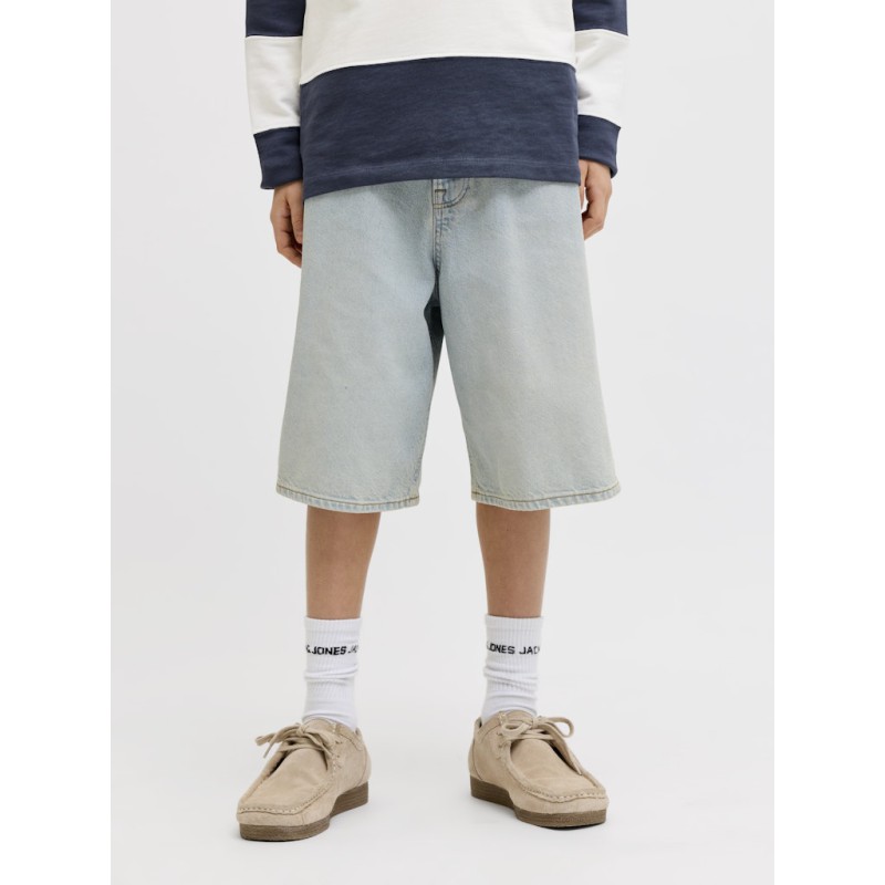 JACK & JONES Junior Ron X-Baggy Denim Shorts - Blue Denim