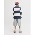 JACK & JONES Junior Ron X-Baggy Denim Shorts - Blue Denim