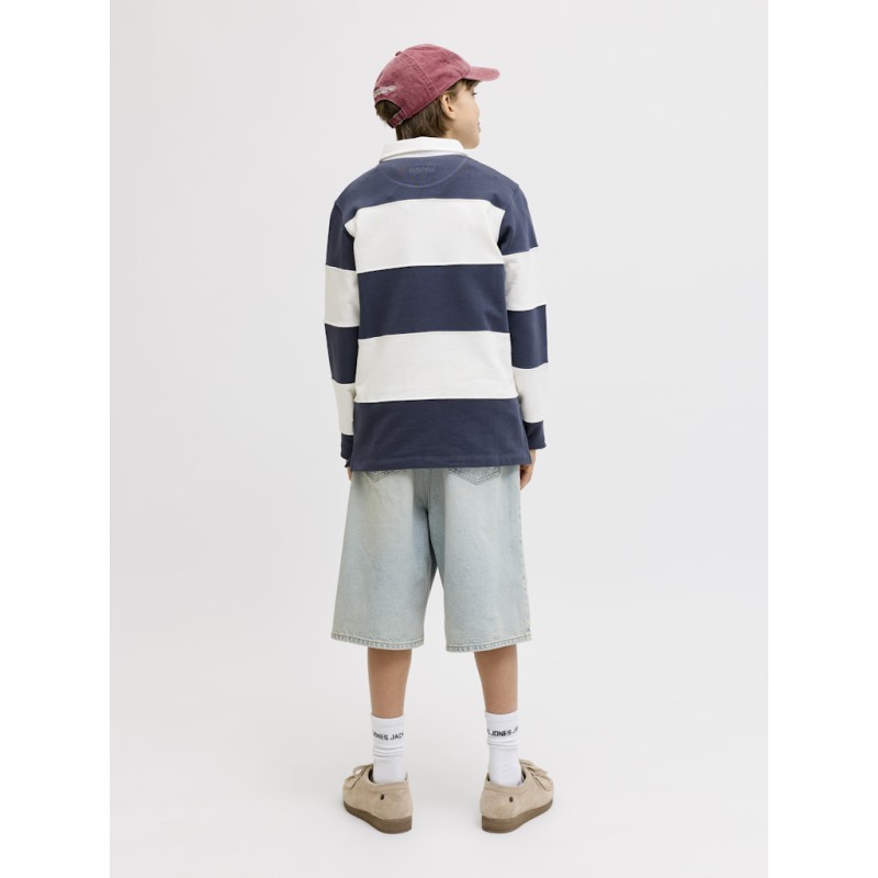 JACK & JONES Junior Ron X-Baggy Denim Shorts - Blue Denim