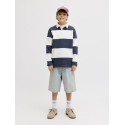JACK & JONES Junior Ron X-Baggy Denim Shorts - Blue Denim