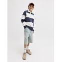 JACK & JONES Junior Ron X-Baggy Denim Shorts - Blue Denim