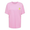 ONLY Elle kortærmet printed t-shirt - Prism Pink Lemoncello