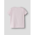 NAME IT MINI Fann stitch kortærmet t-shirt - Cradle Pink
