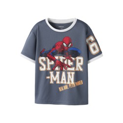 NAME IT MINI Manri spider kortærmet t-shirt - Vintage Indigo