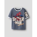 NAME IT MINI Manri spider kortærmet t-shirt - Vintage Indigo