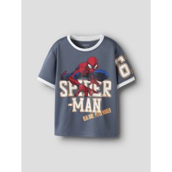 NAME IT MINI Manri spider kortærmet t-shirt - Vintage Indigo