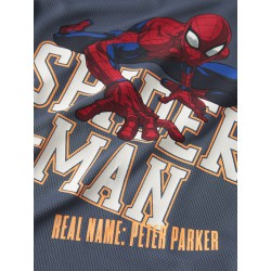NAME IT MINI Manri spider kortærmet t-shirt - Vintage Indigo