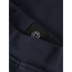 NAME IT MINI Mal stitch long sweat shorts - Navy Blazer