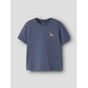 NAME IT MINI Himus kortærmet t-shirt - Vintage Indigo