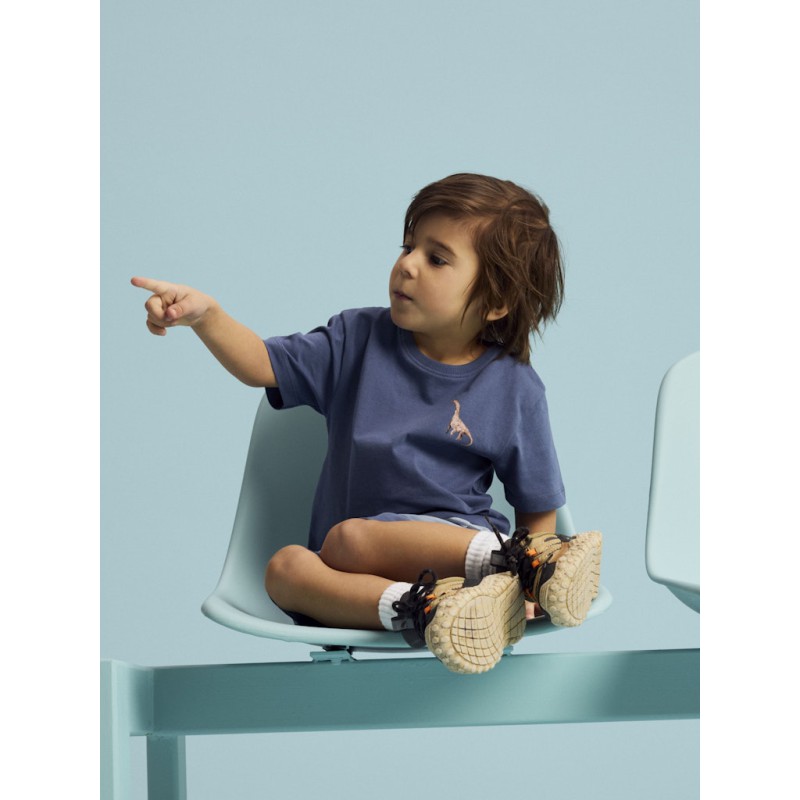 NAME IT MINI Himus kortærmet t-shirt - Vintage Indigo