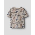 NAME IT MINI Himus kortærmet t-shirt - Pure Cashmere