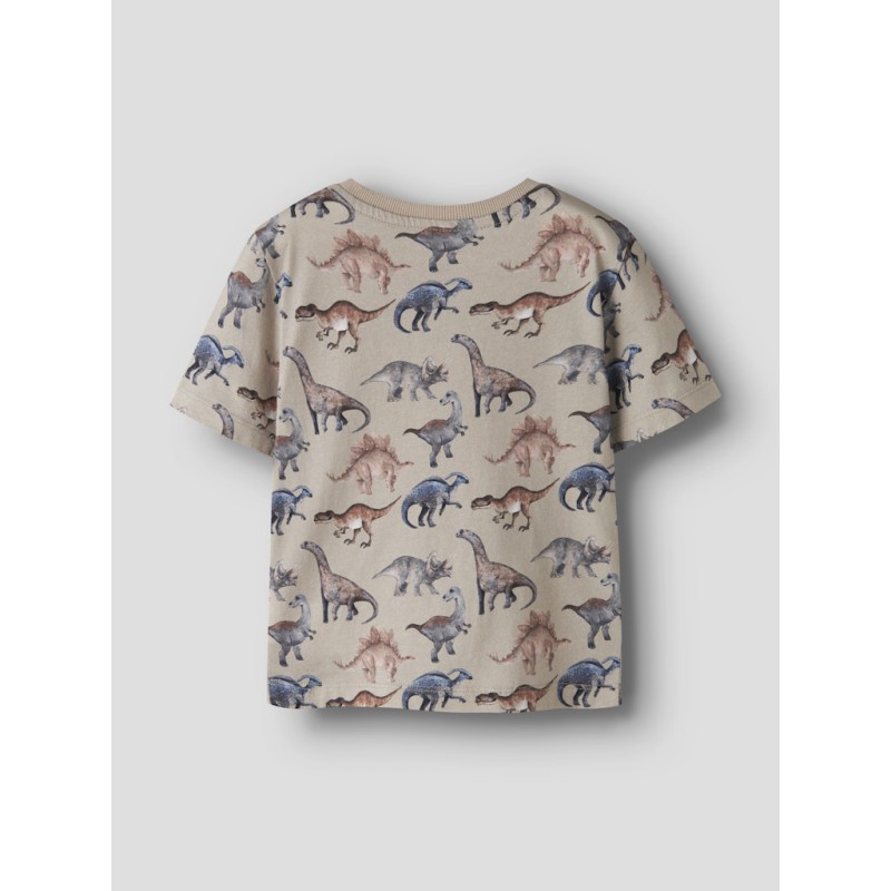 NAME IT MINI Himus kortærmet t-shirt - Pure Cashmere