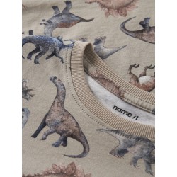 NAME IT MINI Himus kortærmet t-shirt - Pure Cashmere