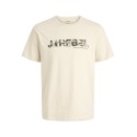 JJ REBEL Russel flower kortærmet t-shirt - Moonbeam