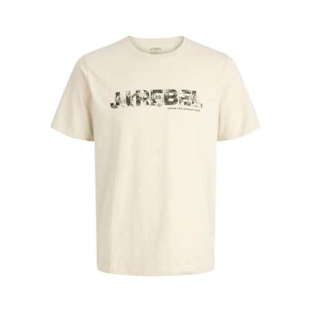 JJ REBEL Russel flower kortærmet t-shirt - Moonbeam