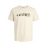 JJ REBEL Russel flower kortærmet t-shirt - Moonbeam