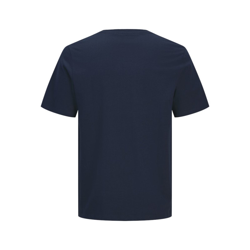 JJ REBEL Russel flower kortærmet t-shirt - Navy Blazer