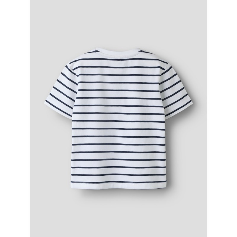 NAME IT MINI Miall emil kortærmet t-shirt - Bright White