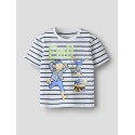 NAME IT MINI Miall emil kortærmet t-shirt - Bright White