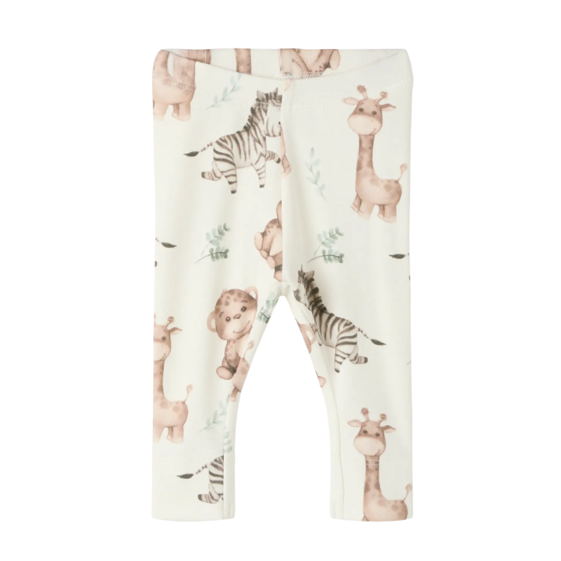 NAME IT BABY Hanimal xls leggings - Coconut Milk