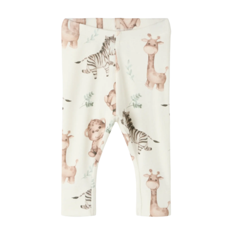 NAME IT BABY Hanimal xls leggings - Coconut Milk
