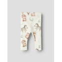 NAME IT BABY Hanimal xls leggings - Coconut Milk